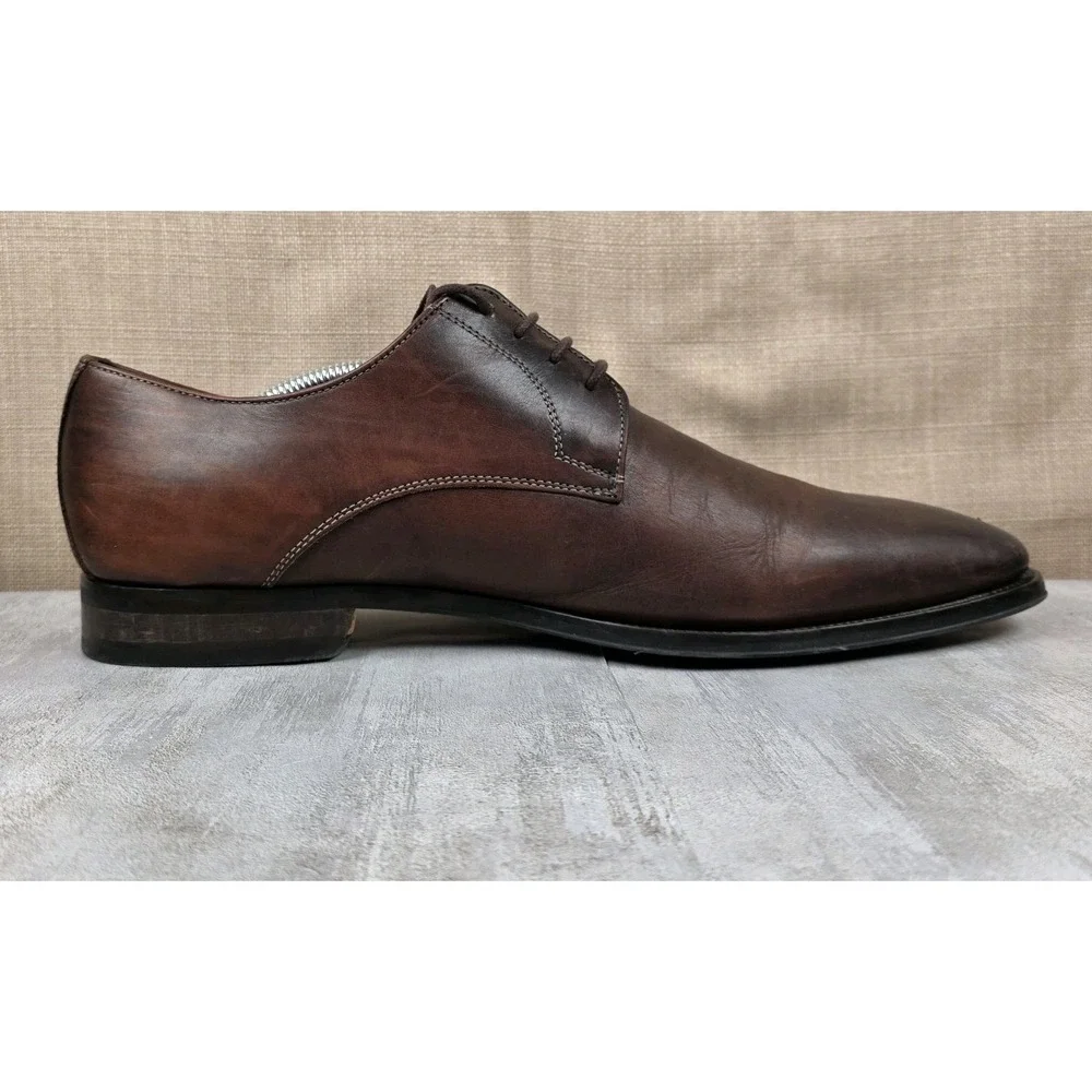 To Boot New York Adam Derrick Men's Size 11 Brown Leather Derby‎ Dress Shoes